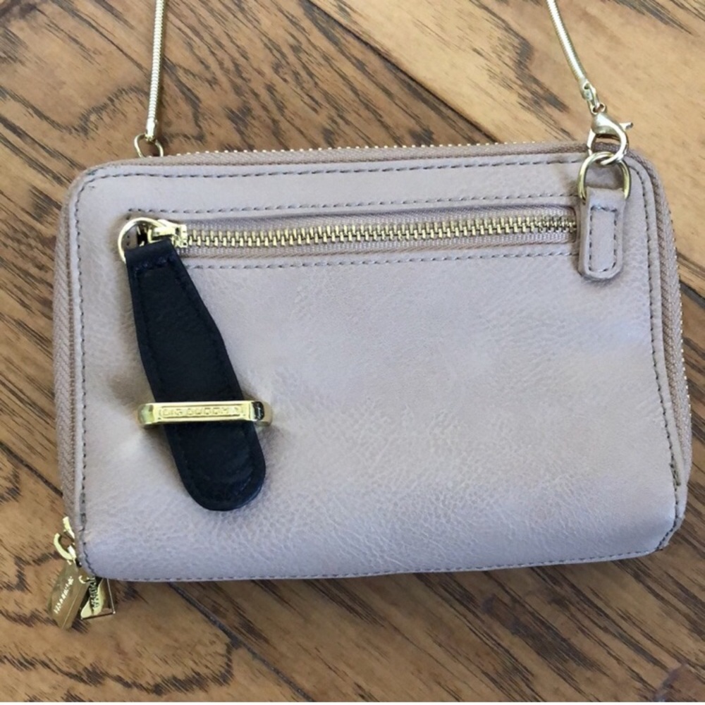 Big Buddha Chic Beige Crossbody Handbag Purse